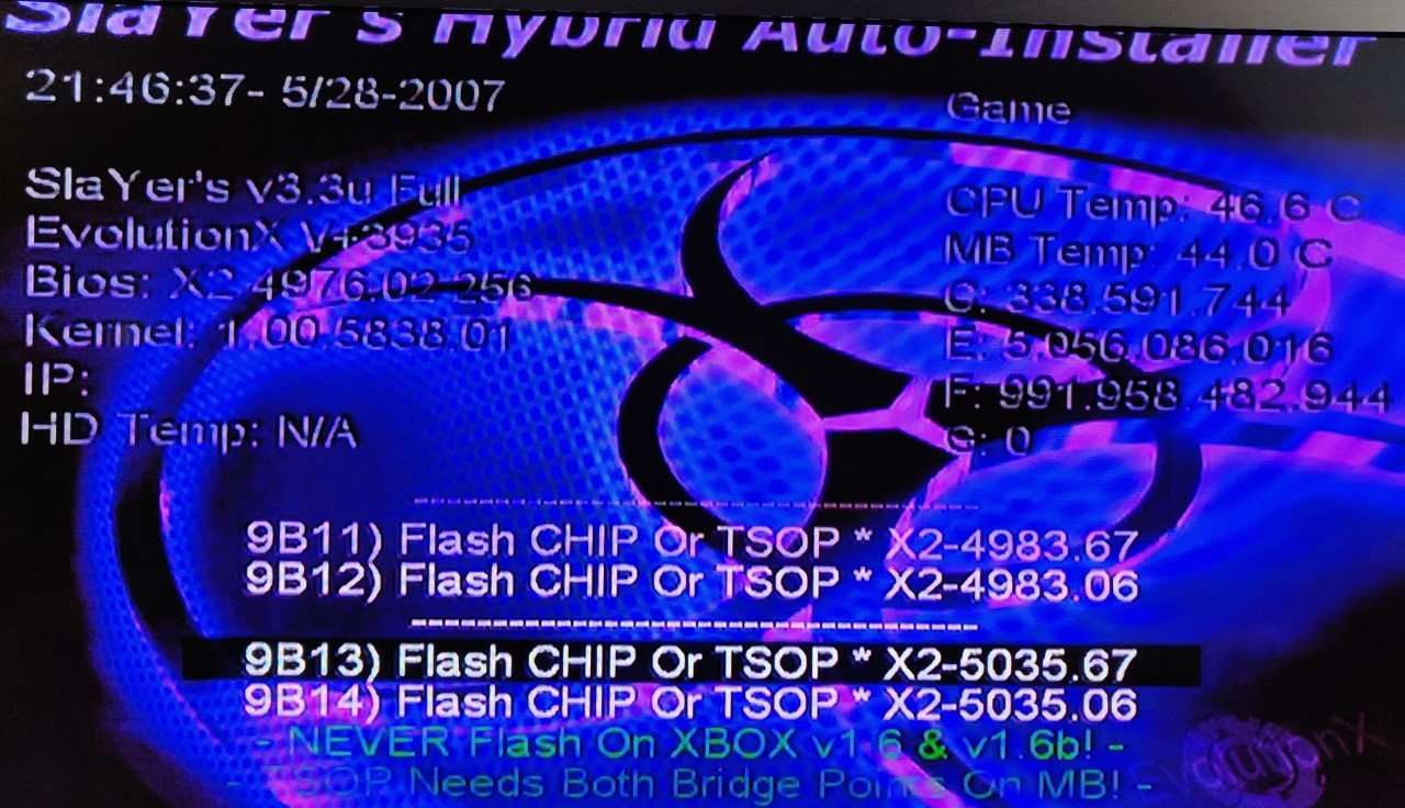 EvoX M8+ / Setup Fanspeed permanent - Bios - OGXbox.com